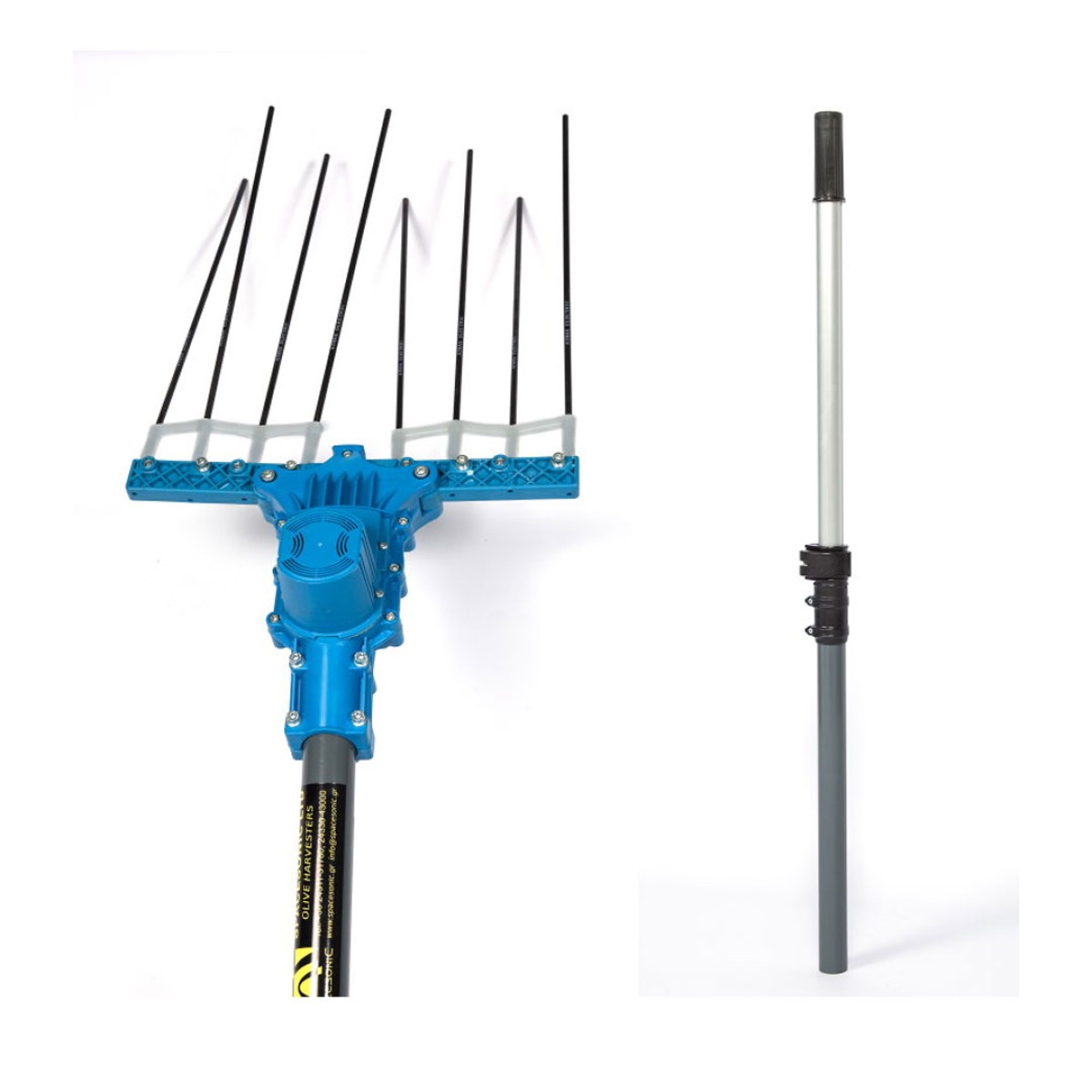 Atrax Electric 4 Ελαιοραβδιστικό 12V Πτυσσόμενο Κοντάρι Βάρος 2.3 Kg