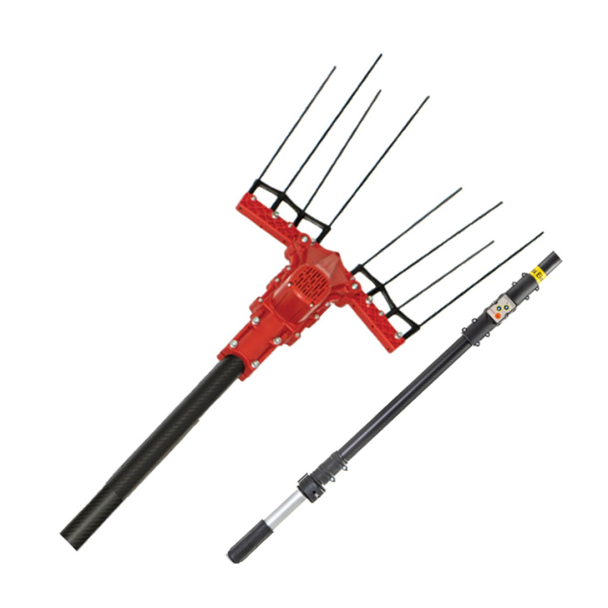 Atrax Electric Sonic Carbon Ελαιοραβδιστικό 12V  Με Πτυσσόμενο Κοντάρι Βάρος 2.0 Kg