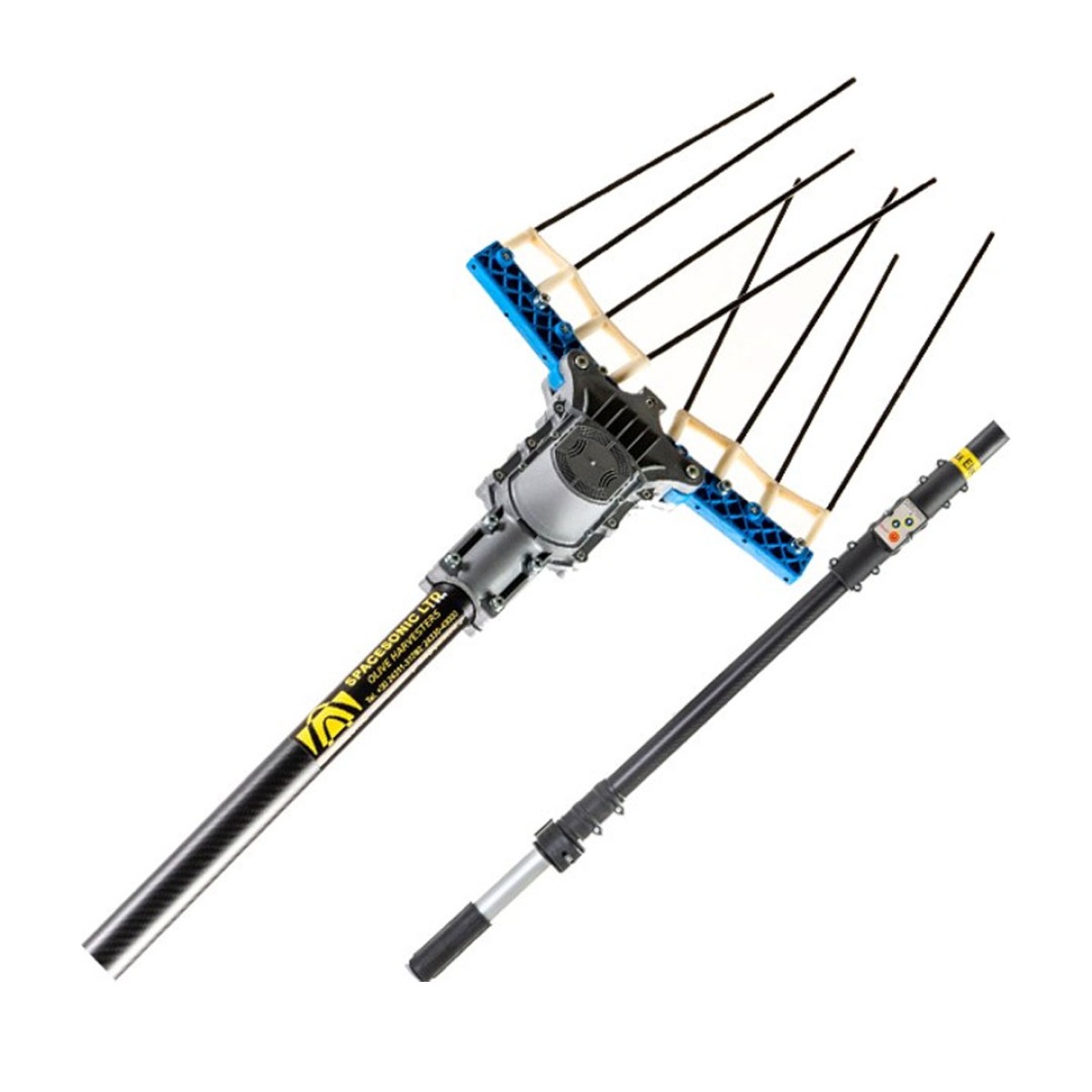 Atrax Electric 5 Ελαιοραβδιστικό 12V Carbon Με Πτυσσόμενο Κοντάρι Βάρος 2.0 Kg