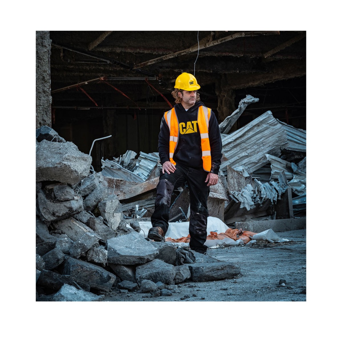 Cat Φούτερ Με Κουκούλα Τrademark Μαύρη L W10646