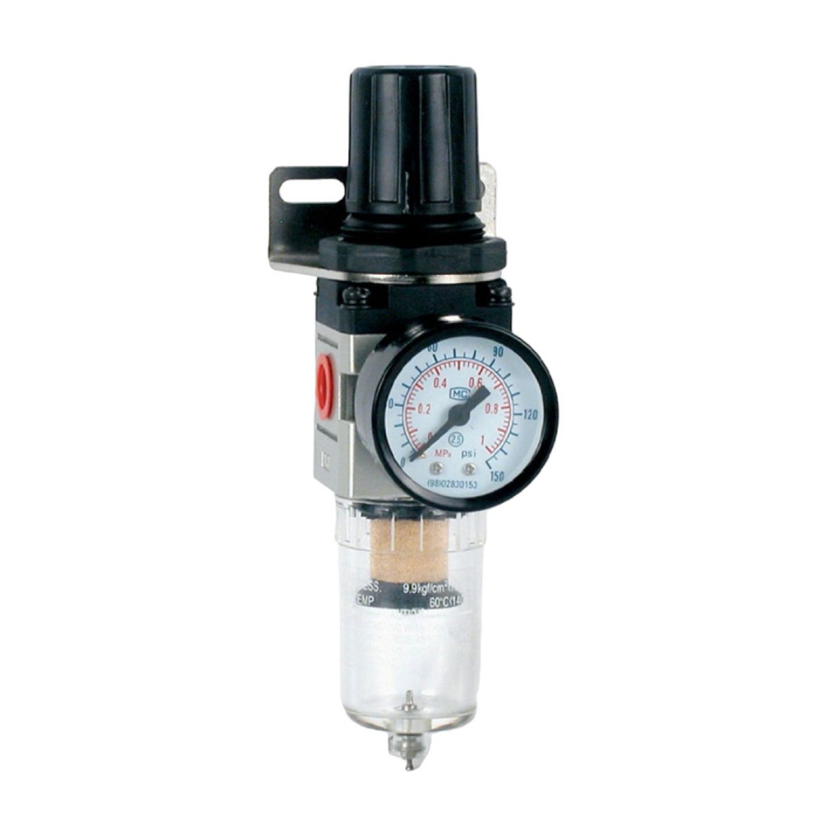 Bulle Ρυθμιστής Αέρος Με Υδατοπαγίδα Mini FR 1/4'' - 41913