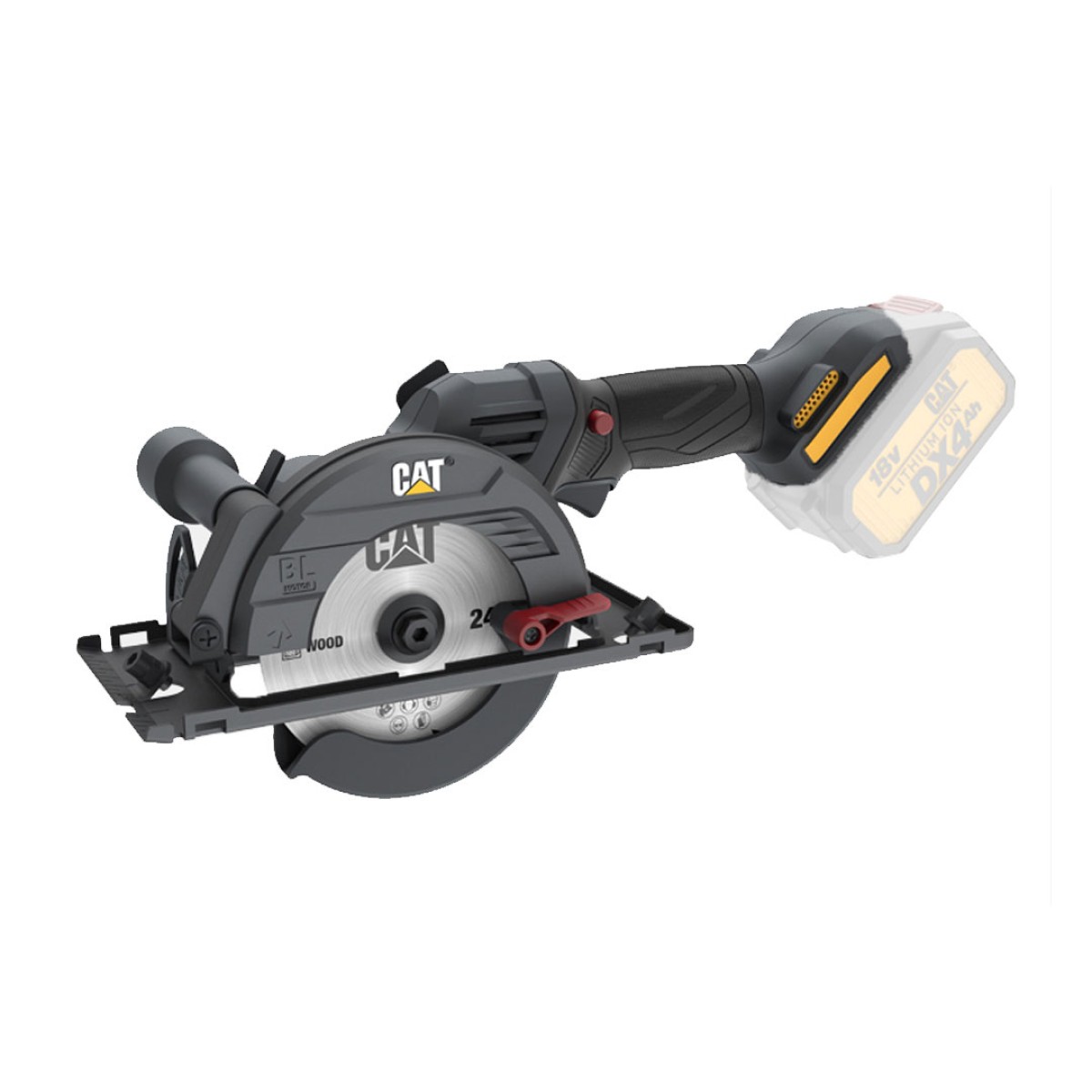 CAT DX5010B Solo Δισκοπρίονο Χειρός Brushless 18V 120mm
