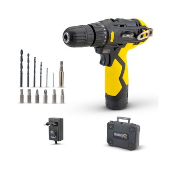 Bormann Lite BCD2010 Δραπανοκατσάβιδο Μπαταρίας 12V Με Εξαρτήματα 050964