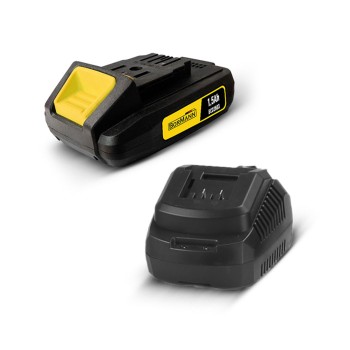 Bormann BCD2605 Σετ Μπαταρία 20V 1X1.5AH + Φορτιστής 2.0ΑΗ (053477)