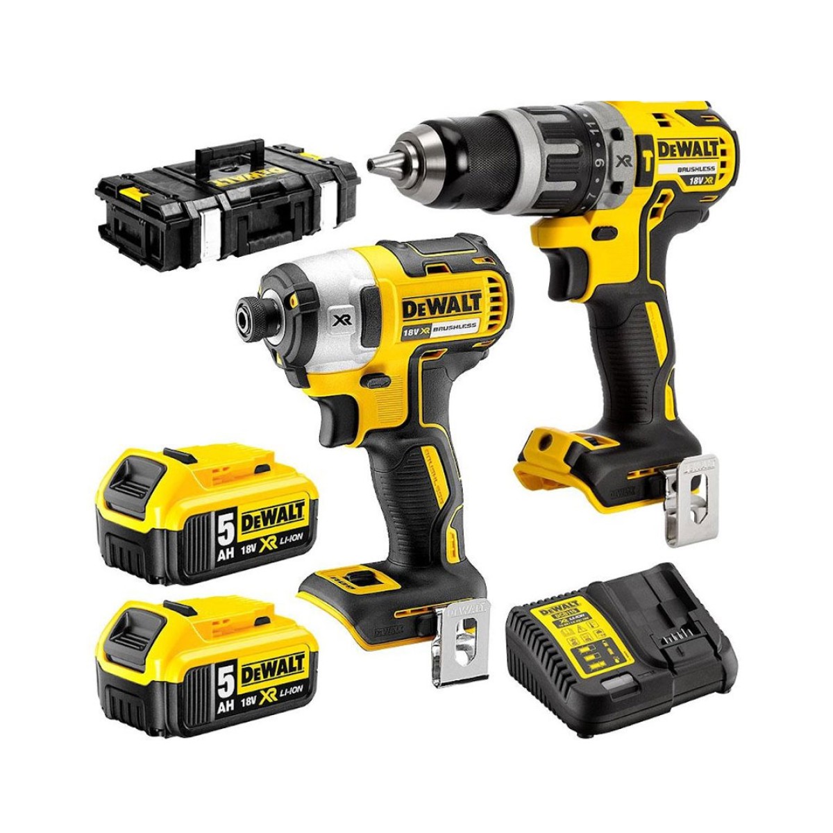 Dewalt DCK266P2 Σετ Κρουστικό  Δραπανοκατσάβιδο & Παλμικό Κατσαβίδι 18V 2Χ5.0AH