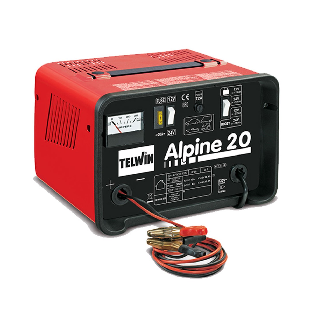 Telwin ALPINE 20 BOOST Φορτιστής Μπαταρίας 12/24 V - 807546