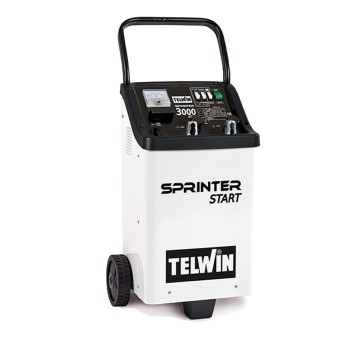Telwin SPRINTER 3000 START Φορτιστής-Εκκινητής Μπαταρίας Τροχήλατος - 829390