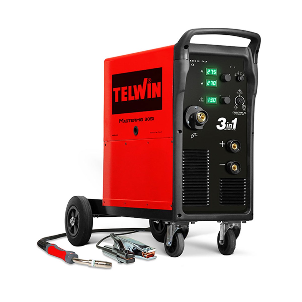 Telwin Mastermig 305I Ηλεκτροκόλληση Σύρματος Inverter 3 σε 1 - 816200