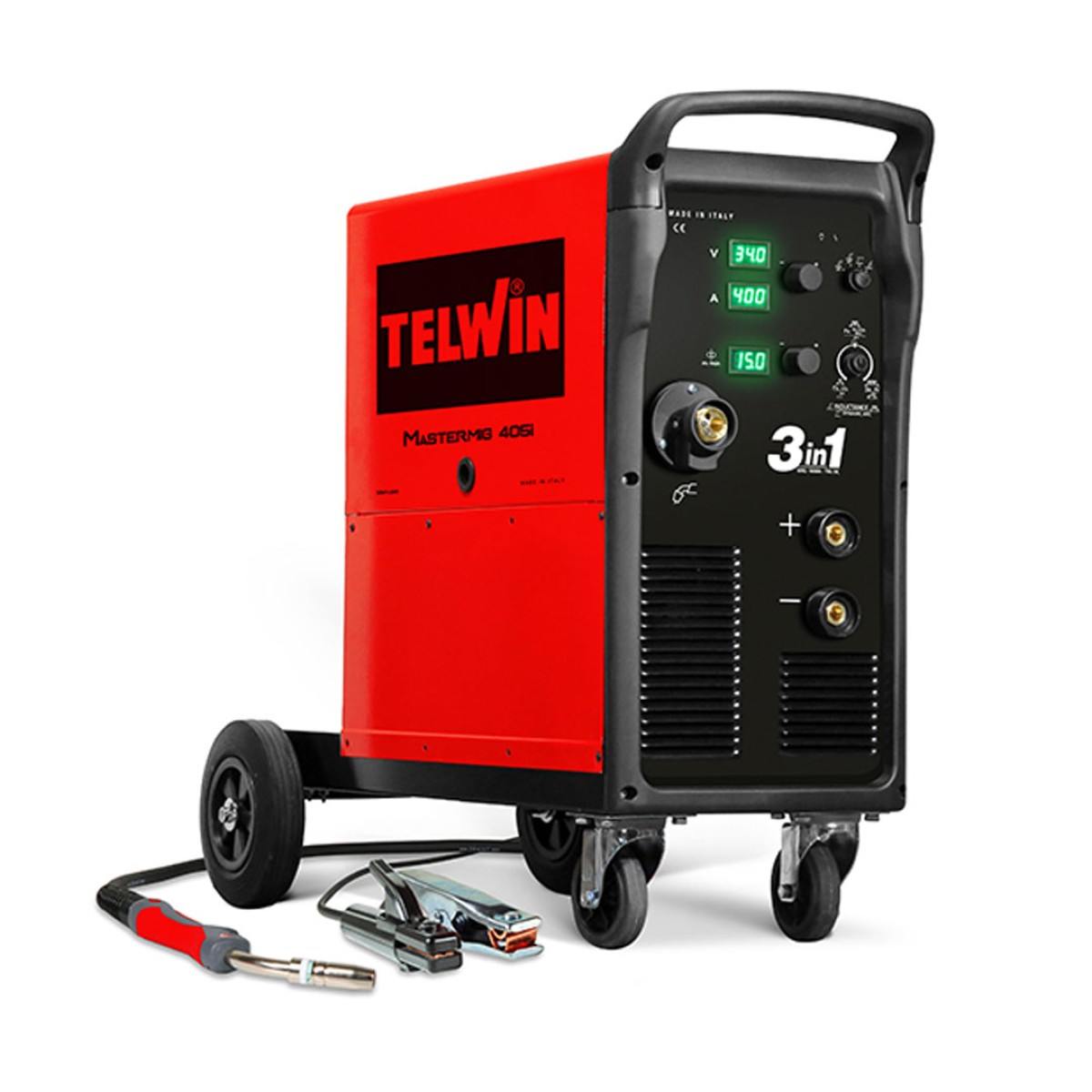 Telwin Mastermig 405I Ηλεκτροκόλληση Σύρματος Inverter 3 σε 1 - 816197