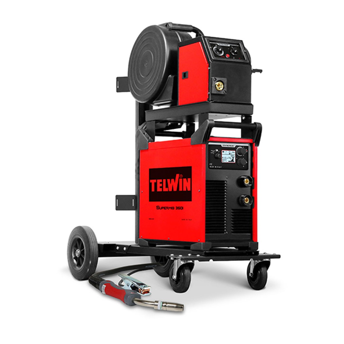 Telwin Supermig 350I PACK  + Trolley Ηλεκτροκόλληση Σύρματος Inverter - 816903