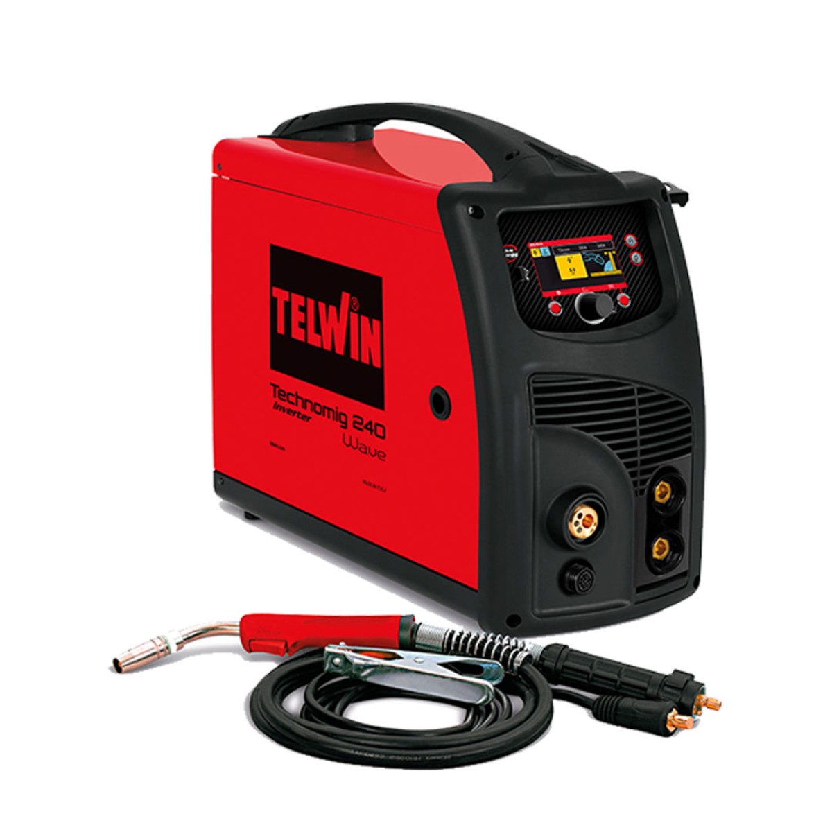 Telwin Technomig 240 Wave Ηλεκτροκόλληση Σύρματος 4 σε 1 MIG-MAG/FLUX-MMA-TIG - 816076