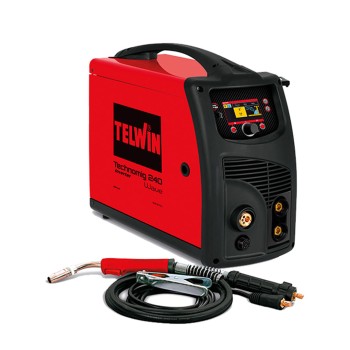 Telwin Technomig 240 Wave Ηλεκτροκόλληση Σύρματος 4 σε 1 MIG-MAG/FLUX-MMA-TIG - 816076