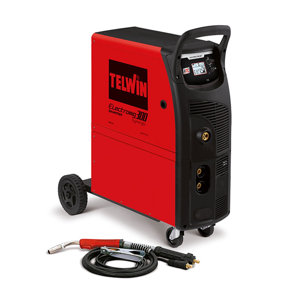Telwin Electromig 300 Synergic Ηλεκτροκόλληση Σύρματος 4 σε 1 Inverter - 816065