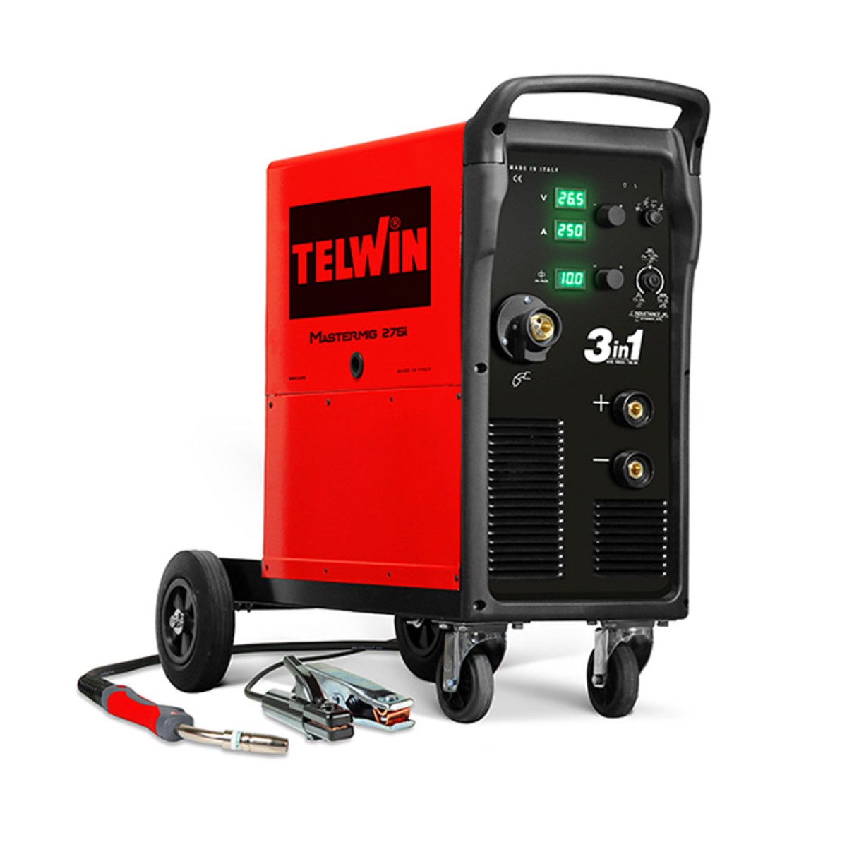 Telwin Mastermig 275I Ηλεκτροκόλληση Σύρματος Inverter 3 σε 1 - 816196