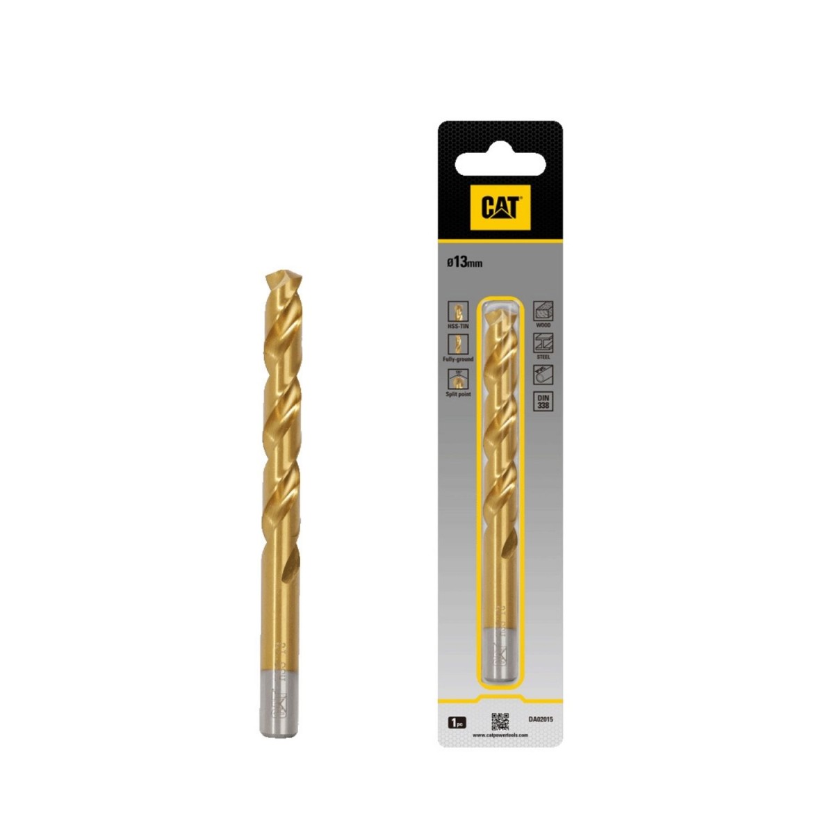 CAT Τρυπάνι τιτανίου HSS 13x151mm DA02015