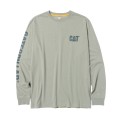 CAT Μακρυμάνικο μπλουζάκι trademark tee πράσινο XL 1510034