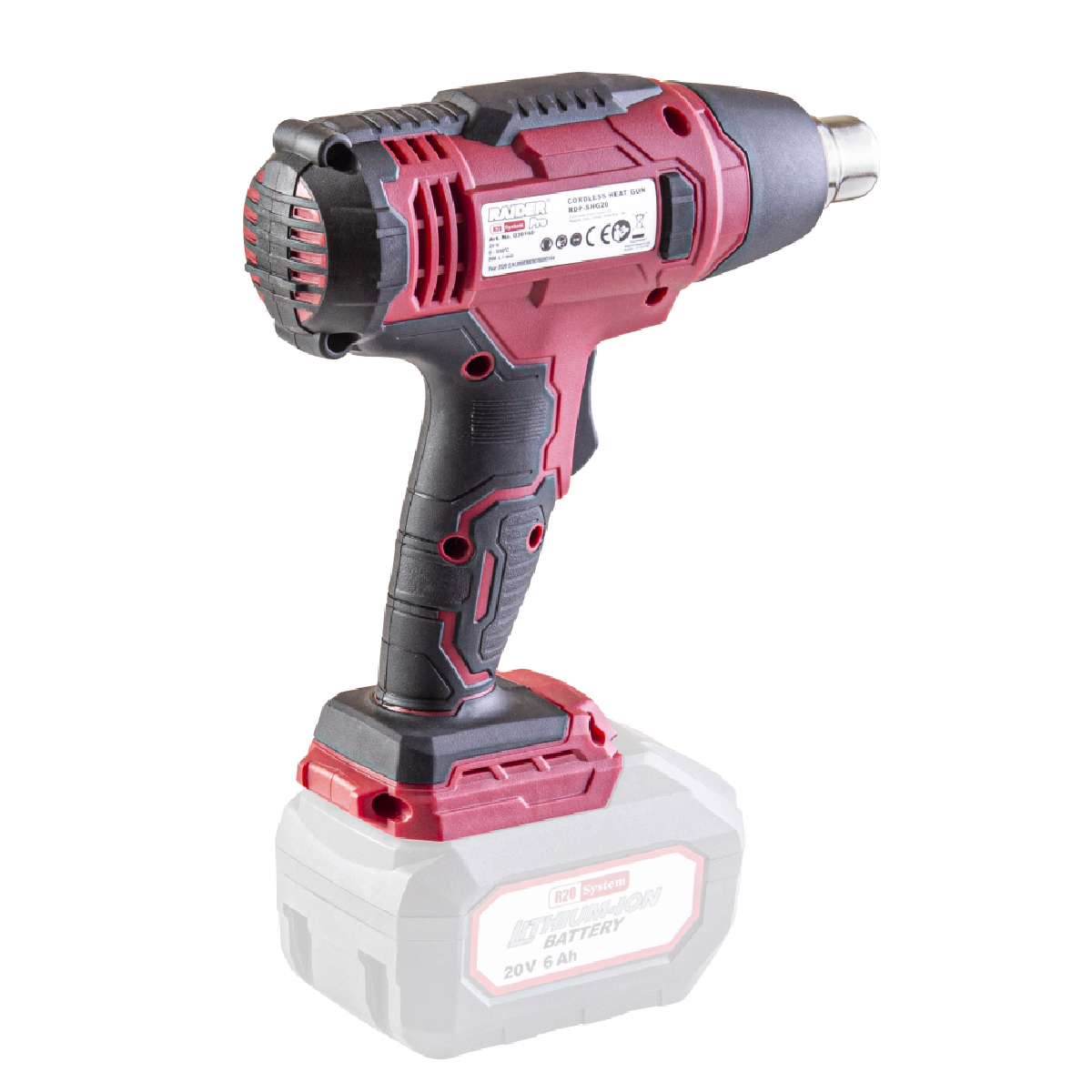 RAIDER R20 solo ΠΙΣΤΟΛΙ ΘΕΡΜΟΥ ΑΕΡΟΣ ΜΠΑΤΑΡΙΑΣ RDP-SHG20 030160