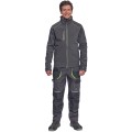 ΜΠΟΥΦΑΝ SOFTSHELL ΕΡΓΑΣΙΑΣ ΑΔΙΑΒΡΟΧΟ GREENDALE ΑΝΘΡΑΚΙ/ΛΑΙΜ 94%poly-6%elast, 320 g/m² XL