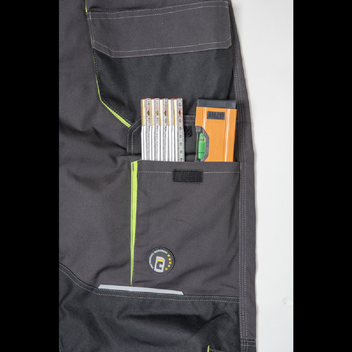 ΠΑΝΤΕΛΟΝΙ ΕΡΓΑΣΙΑΣ GREENDALE ΑΝΘΡΑΚΙ/ΛΑΙΜ 65%poly-35%cott, 270 g/m² No 52/L