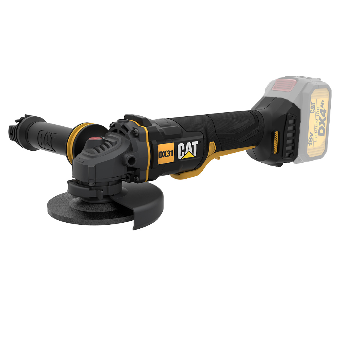 CAT DX314B Solo Γωνιακός Τροχός Μπαταρίας 125mm Brushless 18V 