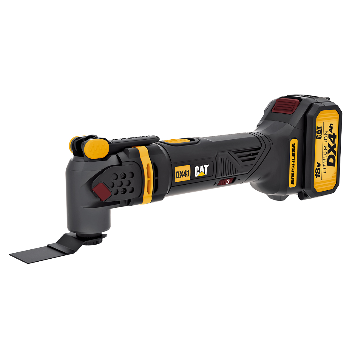 CAT DX41B Solo Πολυεργαλείο Brushless SDS 18V Mε 14 ΛΑΜΕΣ 