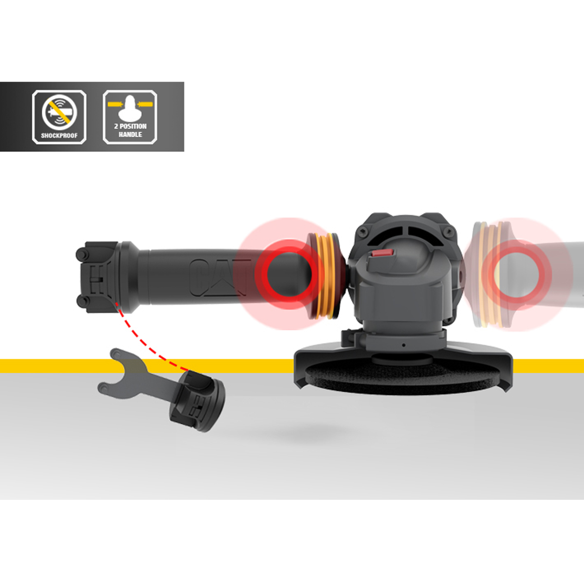 CAT DX36 Γωνιακός Τροχός 125ΜΜ 1200W 