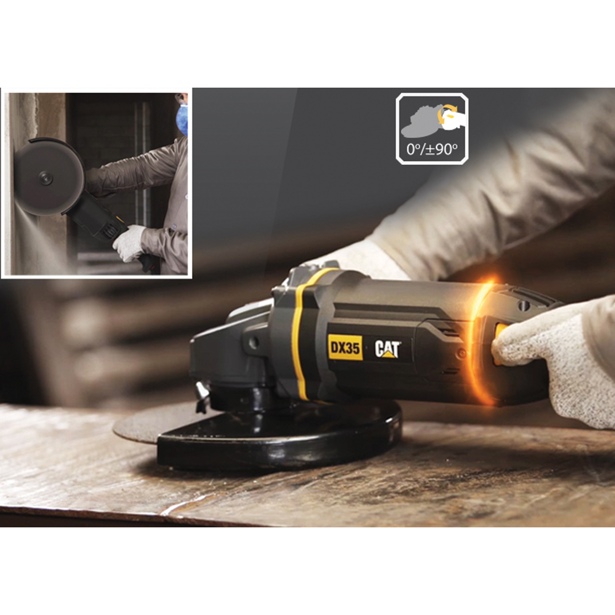 CAT DX35  Γωνιακός Τροχός 230ΜΜ 2350W 