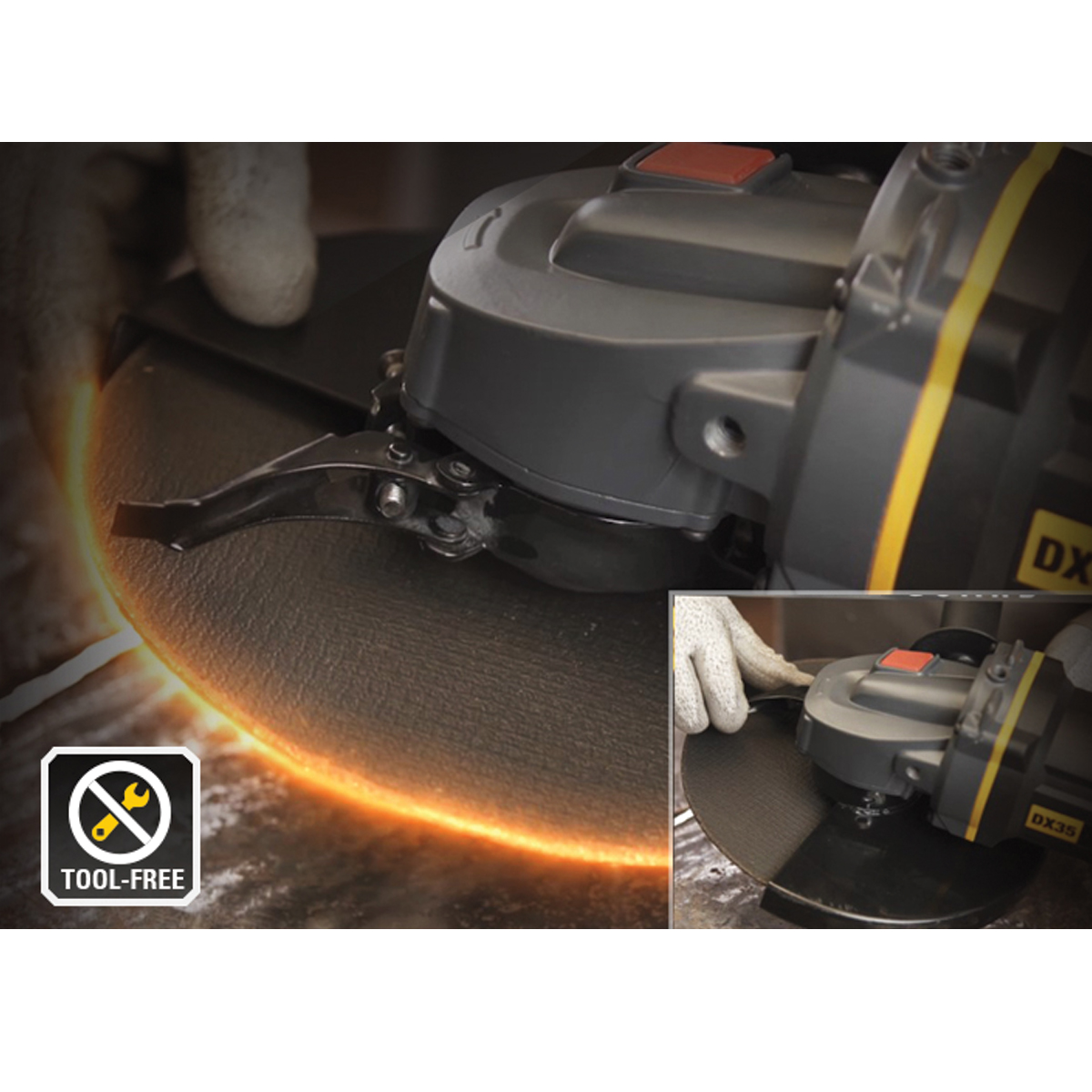 CAT DX35  Γωνιακός Τροχός 230ΜΜ 2350W 