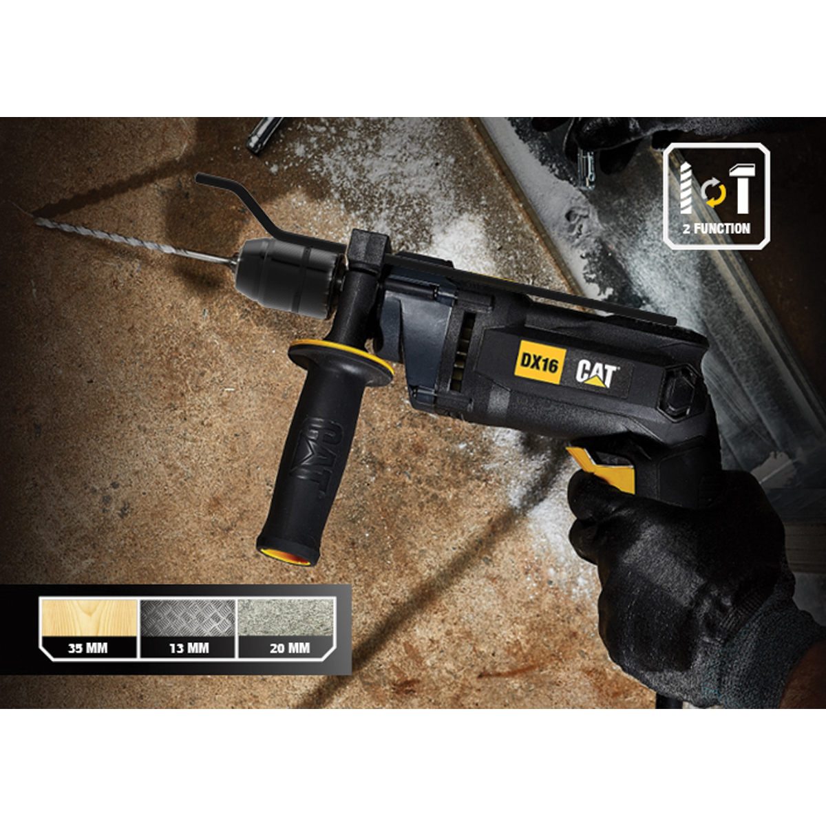 CAT DX16 Κρουστικό Δράπανο 850W