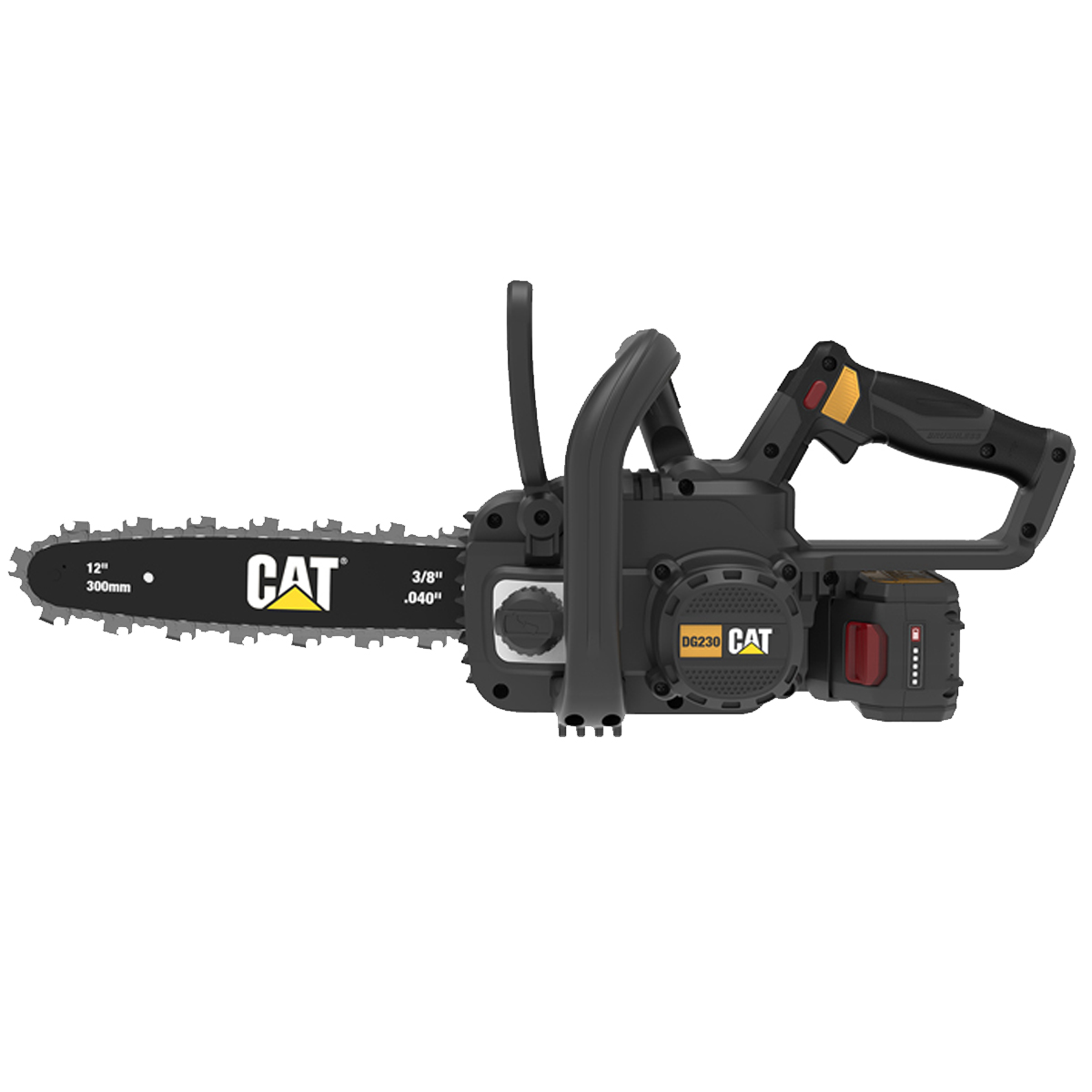 CAT DG230 Αλυσοπρίονο Μπαταρίας 18V Li-ion 4.0AH με Λάμα 30cm