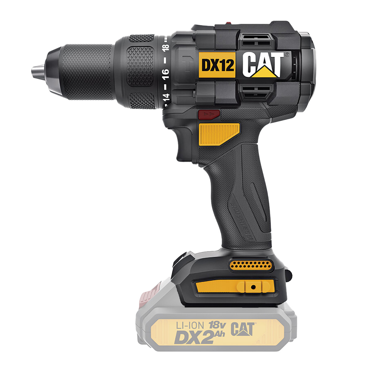 CAT Solo Δραπανοκατσάβιδο κρουστικό Li-ion 18V DX12B