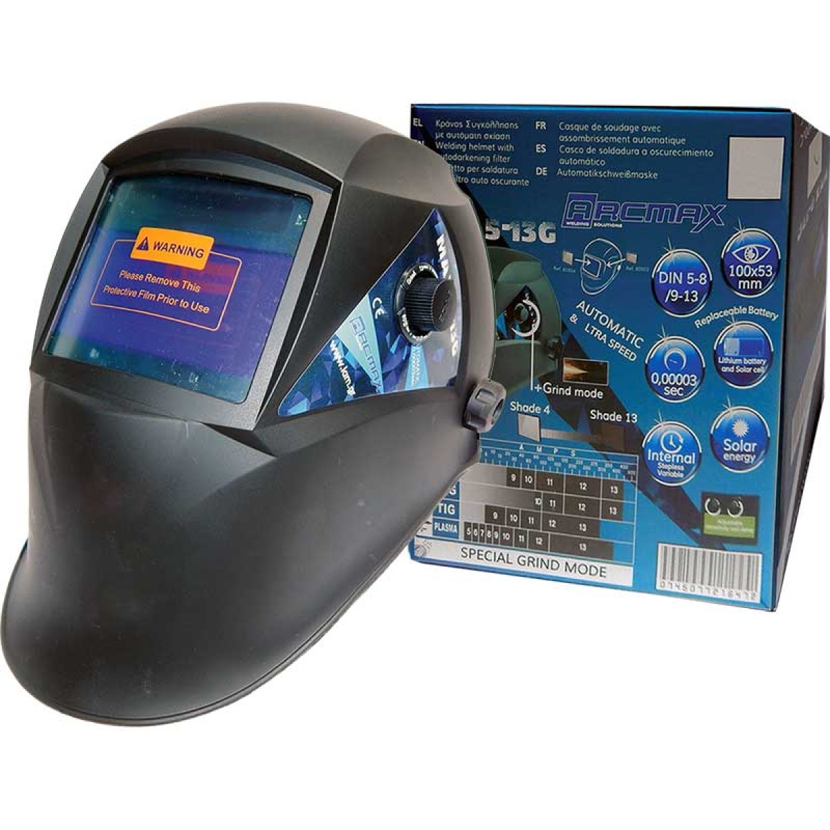 Arcmax MAX 5-13G Ηλεκτρονική Μάσκα Ηλεκτροκόλλησης