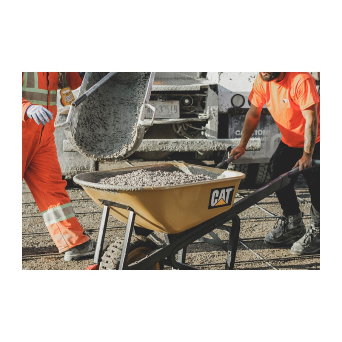 CAT K 22-000 Καρότσι Οικοδομής 500 Kg 170 Lt Με Συμπαγή Ρόδα