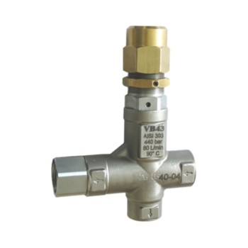 By Pass VB 43 Aisi 303 Inox Για Αντλίες έως 440 Bar 80 Lt/min