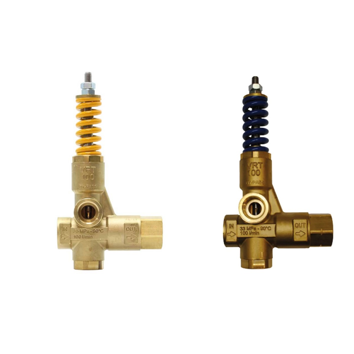 By Pass VRT 100 Για Αντλίες Από 320-350 Bar 100Lt/min Μπλέ Ελατήριο By Pass VRT 100 Για Αντλίες Από 320-350 Bar 100Lt/min Μπλέ Ελατήριο