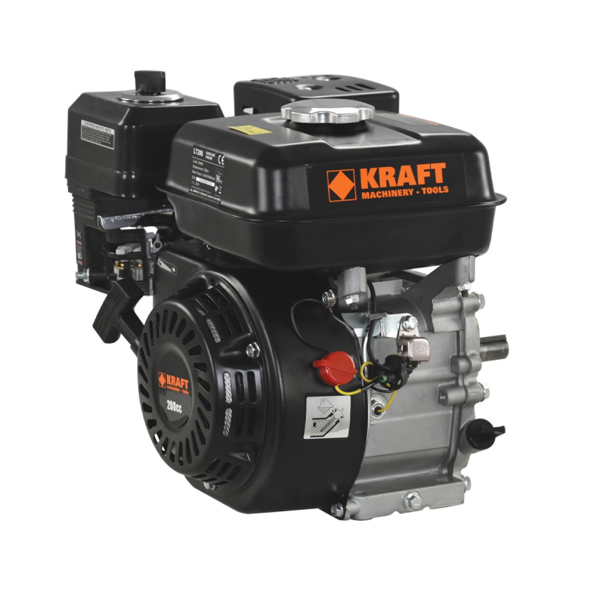 Kraft Βενζινοκινητήρας Τετράχρονος 208cc 6.5Hp - 23468
