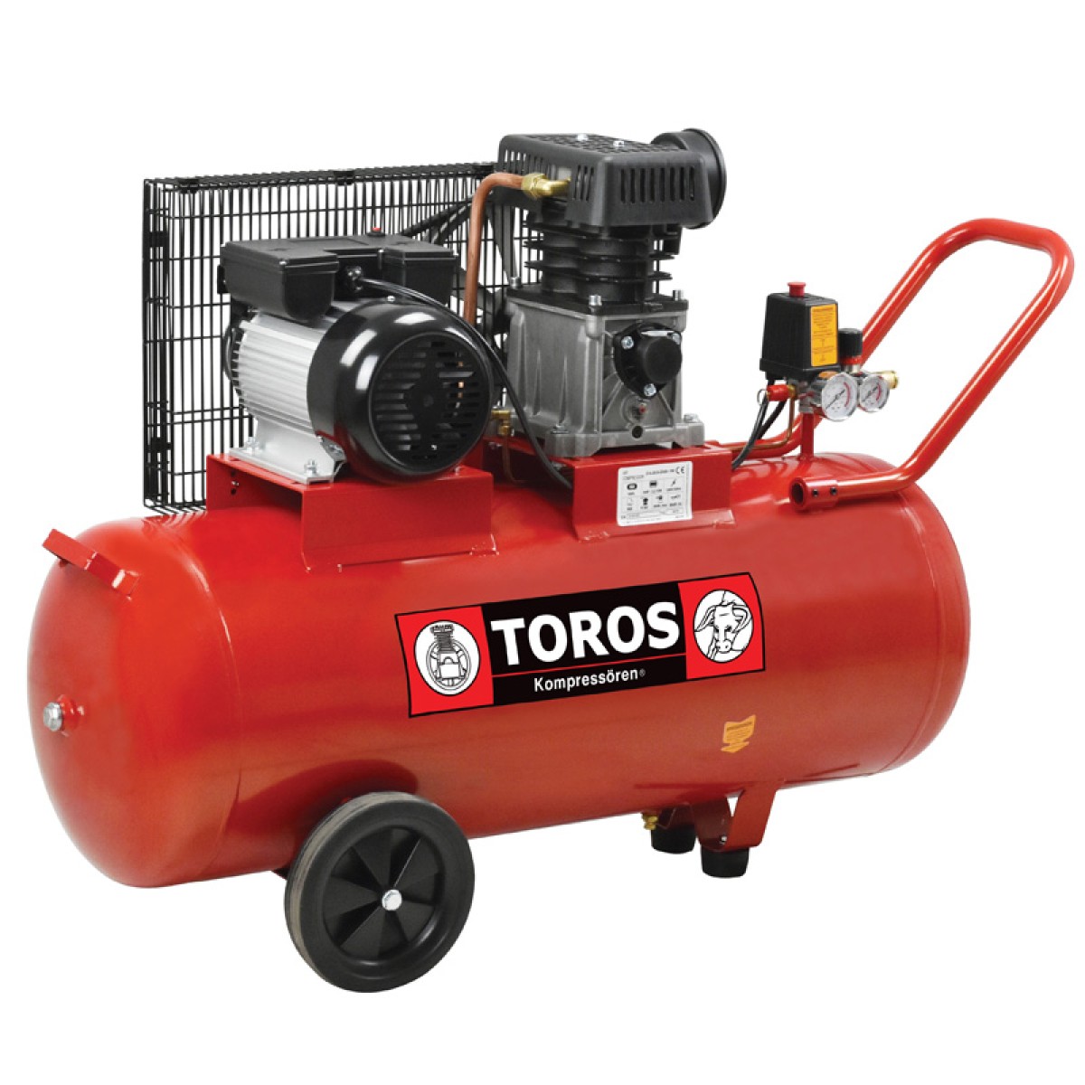 TOROS: ΑΕΡΟΣΥΜΠΙΕΣΤΗΣ ΜΕ ΙΜΑΝΤΑ 100LT/3HP 230V - 40144
