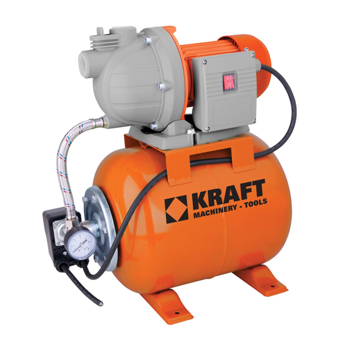 Kraft Πιεστικό Συγκρότημα Με Δοχείο & Αντλία 800W - 43502