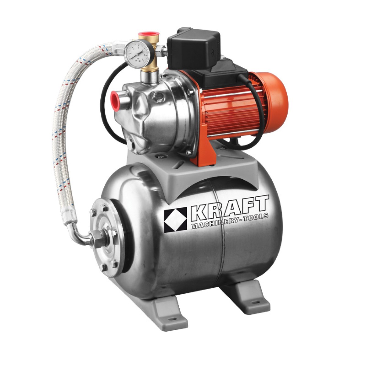 Kraft Πιεστικό Συγκρότημα  Ιnox 800 W 20Lt - 43531
