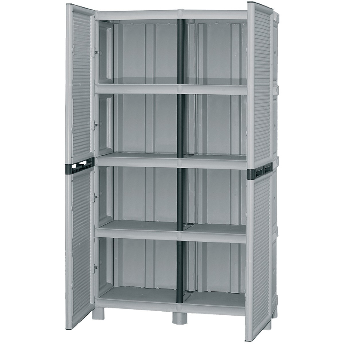 Ντουλάπα Πλαστική Δίφυλλη Με 3 Ράφια Concert - C100/172 - 610015