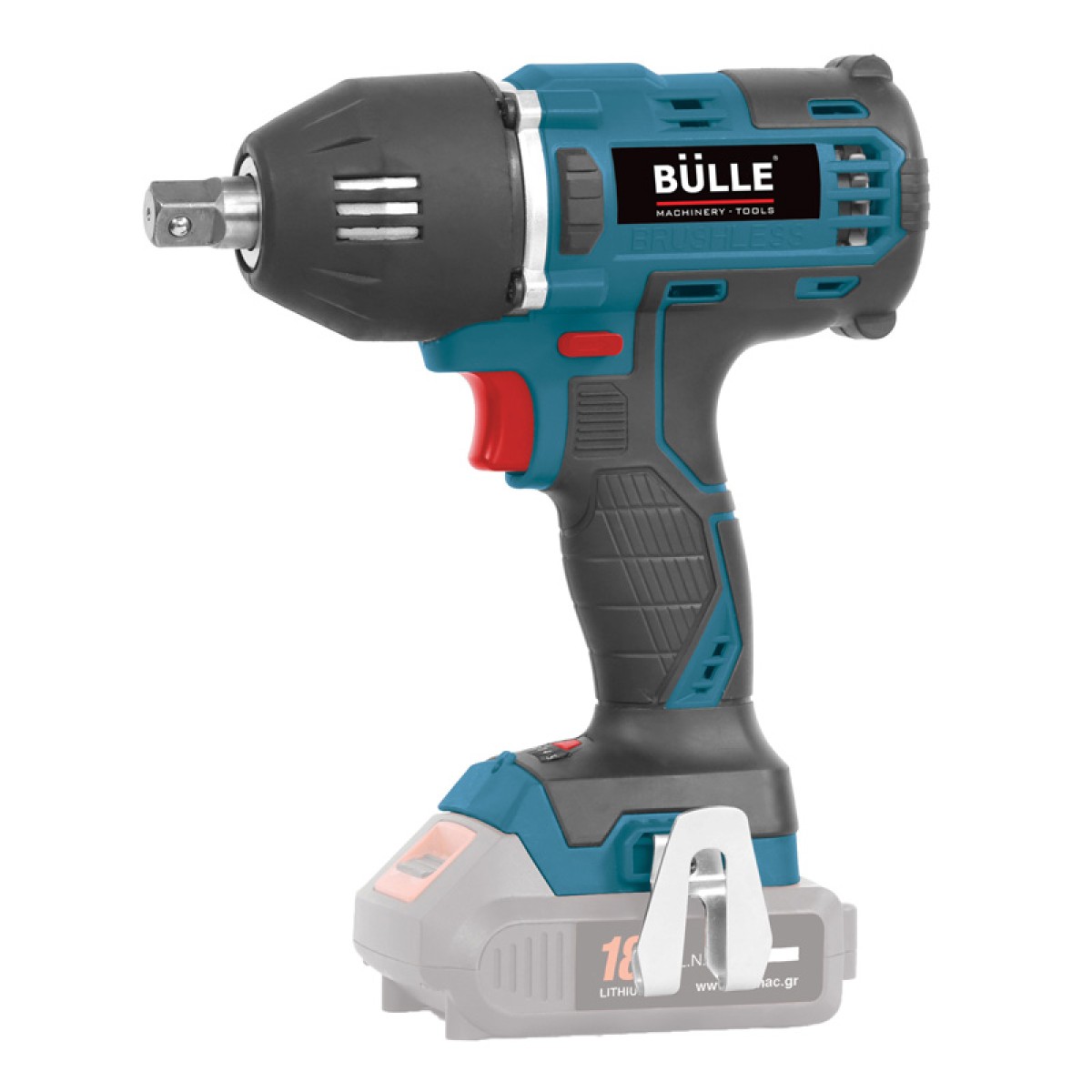 Bulle Επαναφορτιζόμενο Μπουλονόκλειδο 1/2'' 400Nm Brushless 18V (Solo) - 633326