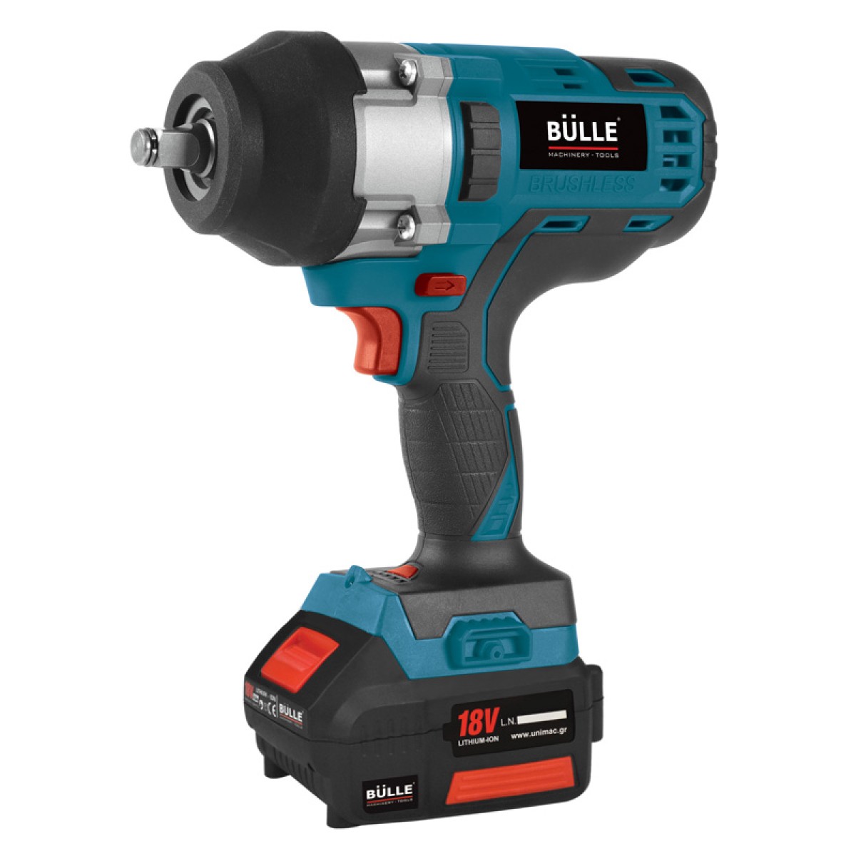 Bulle Μπουλονόκλειδο Μπαταρίας Brushless 18V 1/2'' , 1000 Nm - 633327