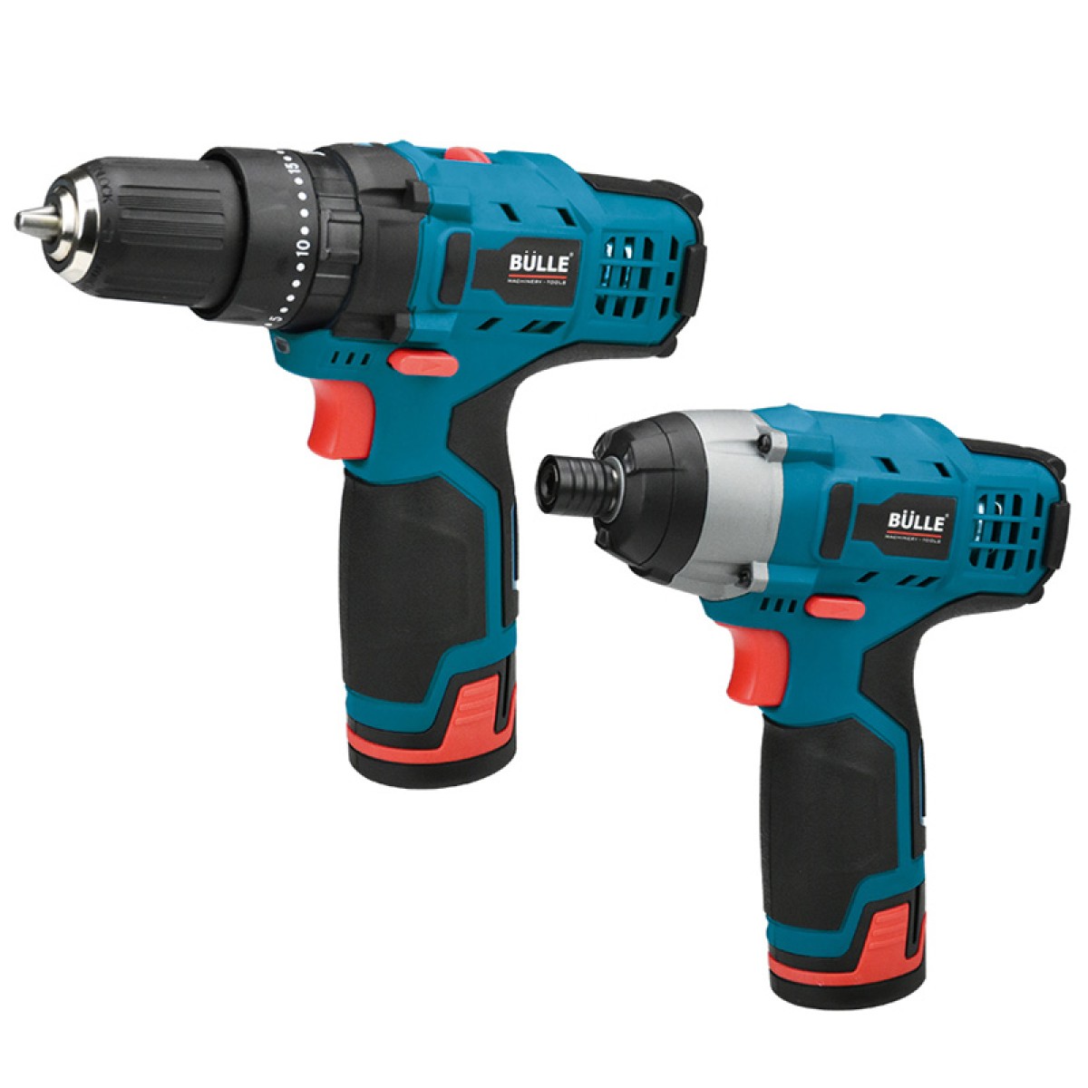 Bulle Σετ Κρουστικό Δραπανοκατσάβιδο & Παλμικό Κατσαβίδι Λιθίου 10.8 V, 2X2.0AH - 63479