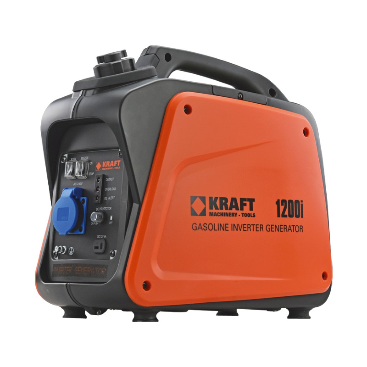 Kraft Γεννήτρια Βενζίνης Inverter Χαμηλού Θορύβου 230V 1000W - 63768