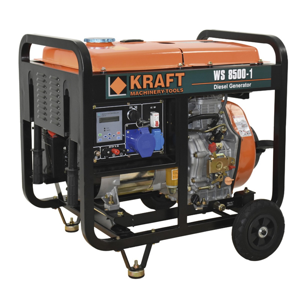 Kraft WS8500-1 Γεννήτρια Πετρελαίου 6500W Μονοφασική Με Μίζα - 63773