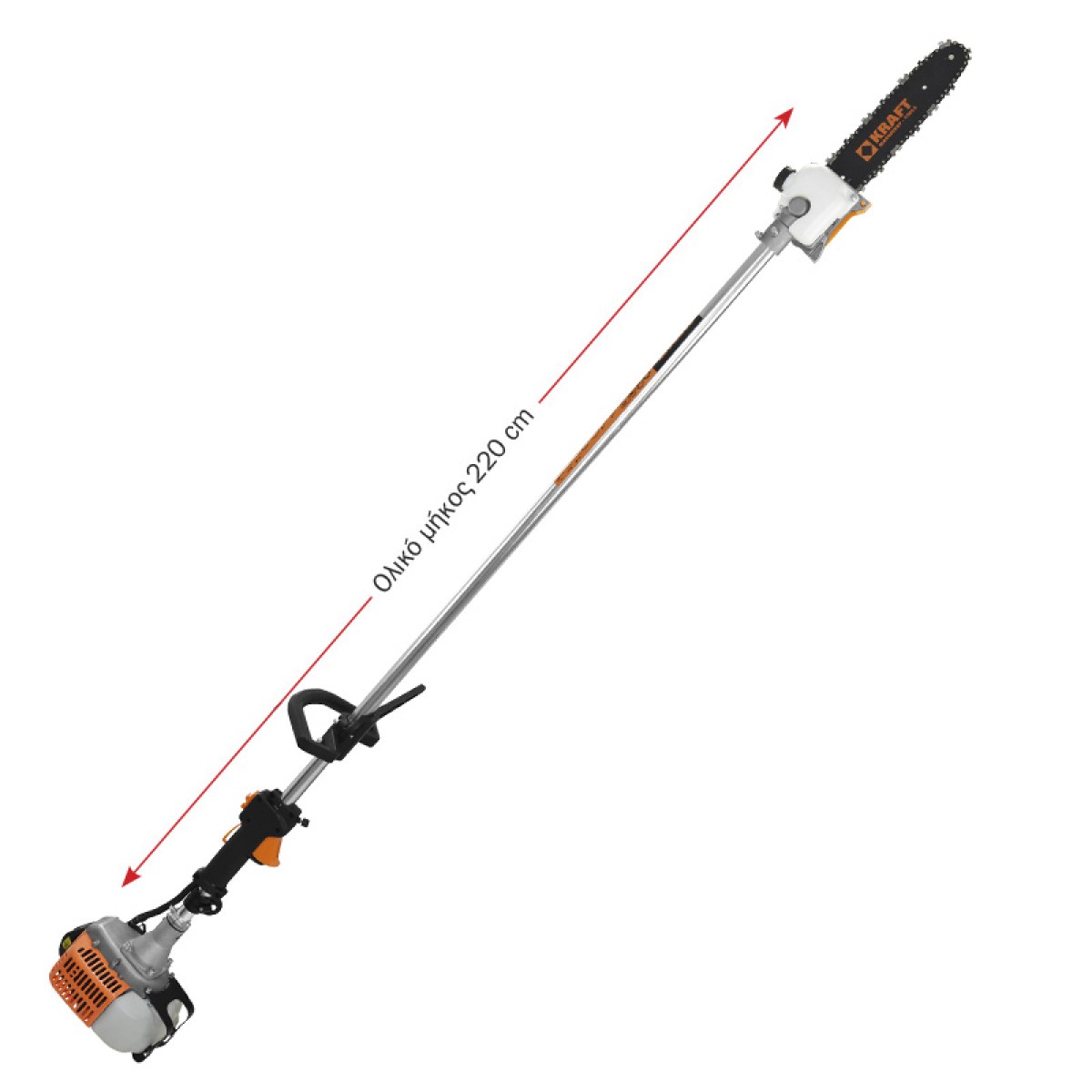 Kraft Κονταροπρίονο Βενζίνης 26cc 1HP - 691099