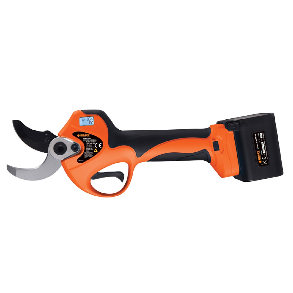 Kraft Ψαλίδι Κλαδέματος Μπαταρίας 40mm 21V 2Ah/4Ah - 691140